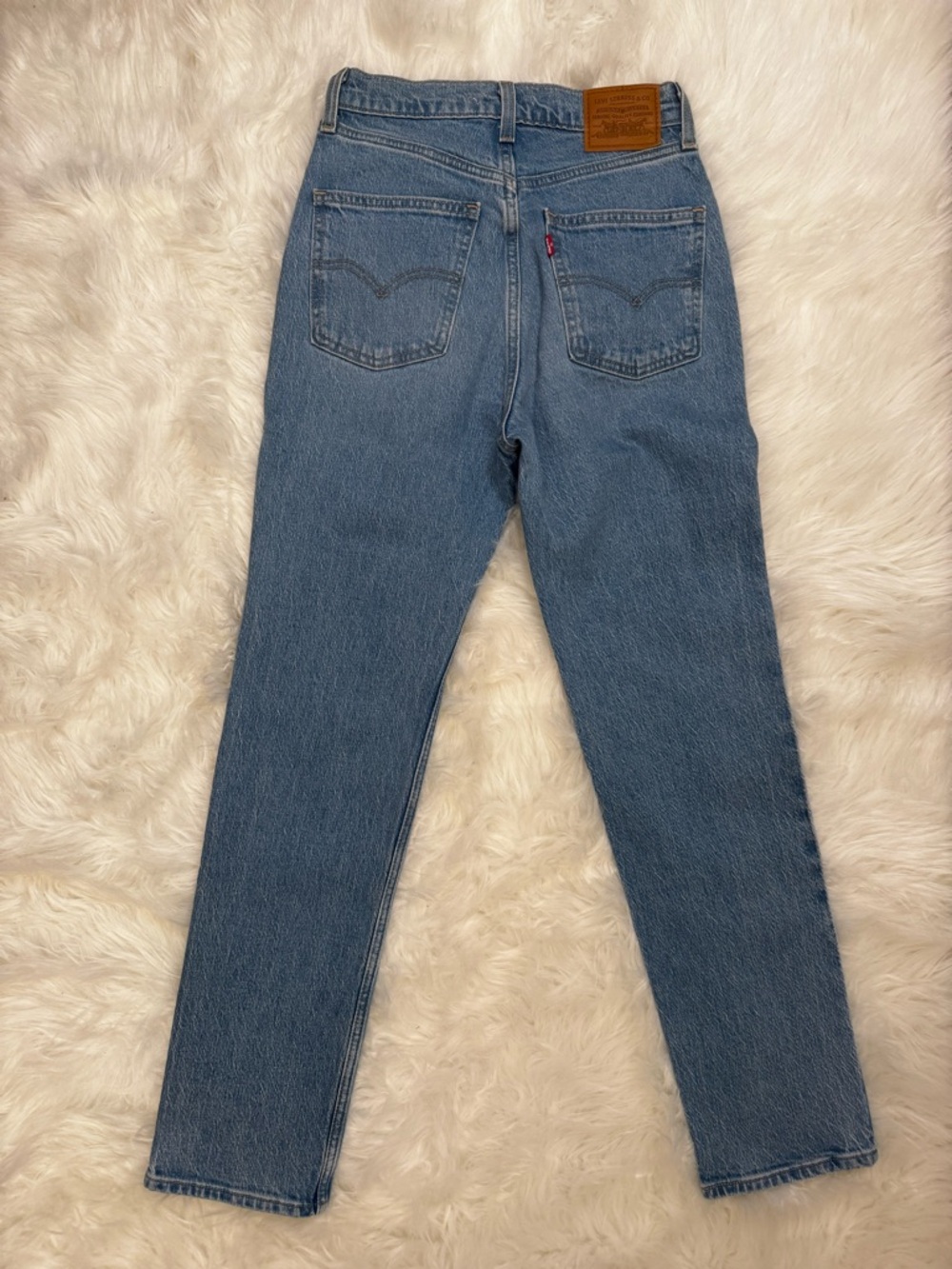 Levi’s 70s High Slim Straight Jeans Light Wash W25 Vintage Fit NEW Condition - Picture 11 of 13